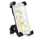 Universal Cell Phone Bicycle Rack Handlebar & Motorcycle Mount Holder GPS for devices 3.7 to 6.5 inches wide