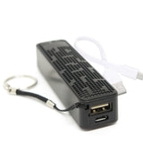 Keychain Portable Power Bank Phone Charger 2000mAh Battery Pack with Micro USB