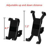 Universal Cell Phone Bicycle Rack Handlebar & Motorcycle Mount Holder GPS for devices 3.7 to 6.5 inches wide