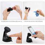 Encust Universal 3 in 1 Dashboard/Windshield/Air Vent Magnetic Car Mount Phone Holder for iPhone 7 SE 6/Plus 5s/ 5c/5, Samsung Galaxy Edge S7 S6, HTC