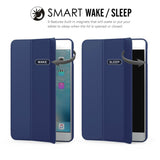 Magnetic Smart Cover with Tempered Glass Screen Protector for all iPad models